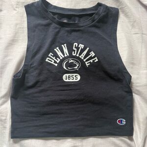 Champion Black Penn State Sleeveless Top